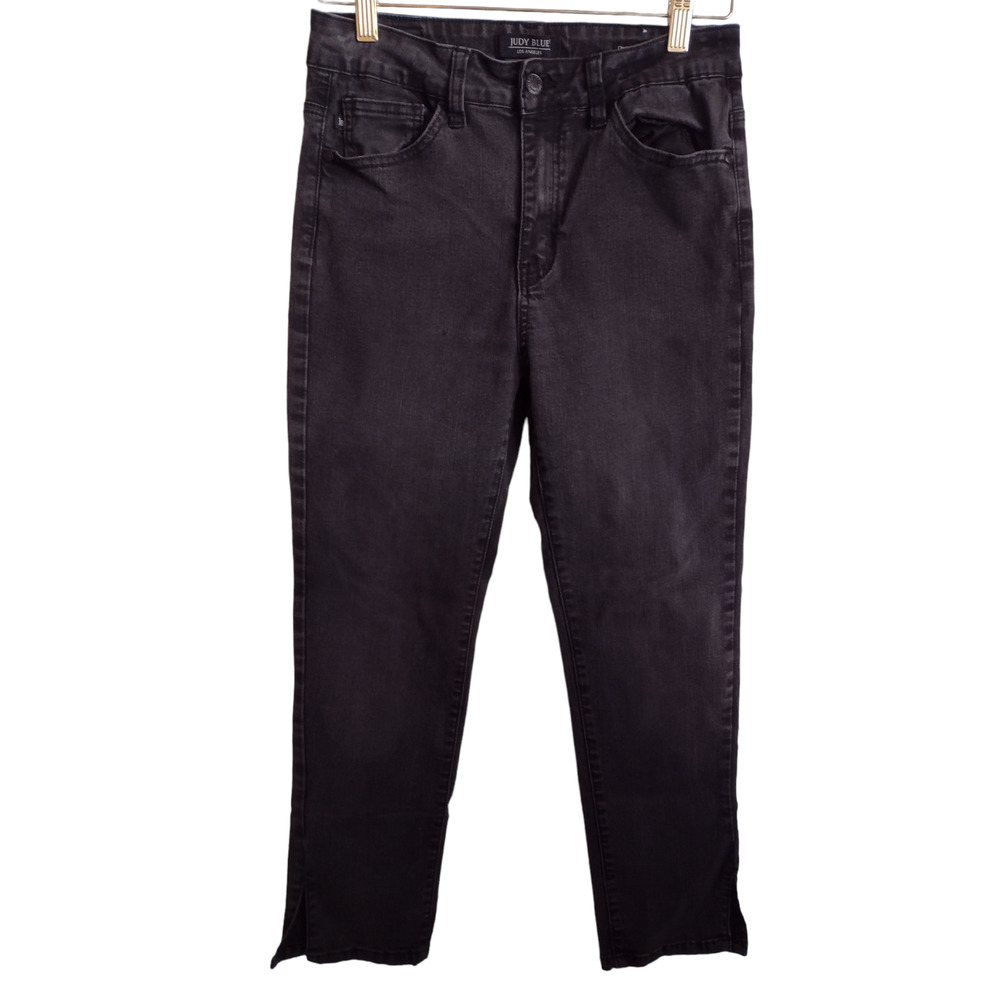 Judy Blue Straight Cropped Black Jeans Size 29